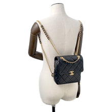 Load image into Gallery viewer, CHANEL Matelasse Chain Backpack BlackAS3108 Caviar Leather
