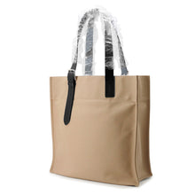 将图像加载到图库查看器中，HERMES Etrivieres Shopping Beige Marfa/Black Towargoelan Vache Hunter Leather
