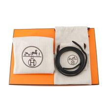Load image into Gallery viewer, HERMES Halzan Black Taurillon Clemence Size 25
