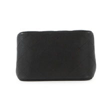 将图像加载到图库查看器中，CHANEL Matelasse Chain Bucket Shoulder Bag BlackAS3176 Caviar Leather Size Mini
