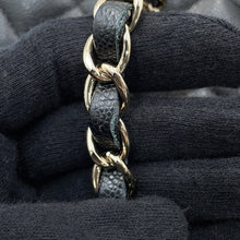 将图像加载到图库查看器中，CHANEL Matelasse Chain Bucket Shoulder Bag BlackAS3176 Caviar Leather Size Mini
