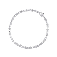 将图像加载到图库查看器中，TIFFANY&amp;Co. Hardware Microlink Bracelet Size Extra large SV925
