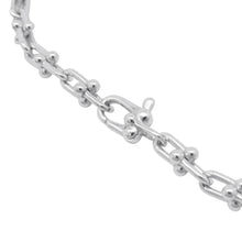 将图像加载到图库查看器中，TIFFANY&amp;Co. Hardware Microlink Bracelet Size Extra large SV925
