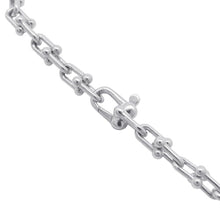 将图像加载到图库查看器中，TIFFANY&amp;Co. Hardware Microlink Bracelet Size Double Extra Large SV925
