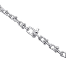 将图像加载到图库查看器中，TIFFANY&amp;Co. Hardware Microlink Bracelet Size Double Extra Large SV925

