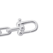 将图像加载到图库查看器中，TIFFANY&amp;Co. Hardware Small Link Necklace Size Small SV925
