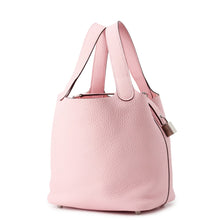 将图像加载到图库查看器中，HERMES Picotin Lock Rose Sakura Taurillon Clemence Size PM
