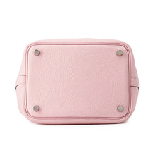 将图像加载到图库查看器中，HERMES Picotin Lock Rose Sakura Taurillon Clemence Size PM
