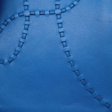 将图像加载到图库查看器中，HERMES Gloves Lisbon Blue Agate Lambskin Size 7
