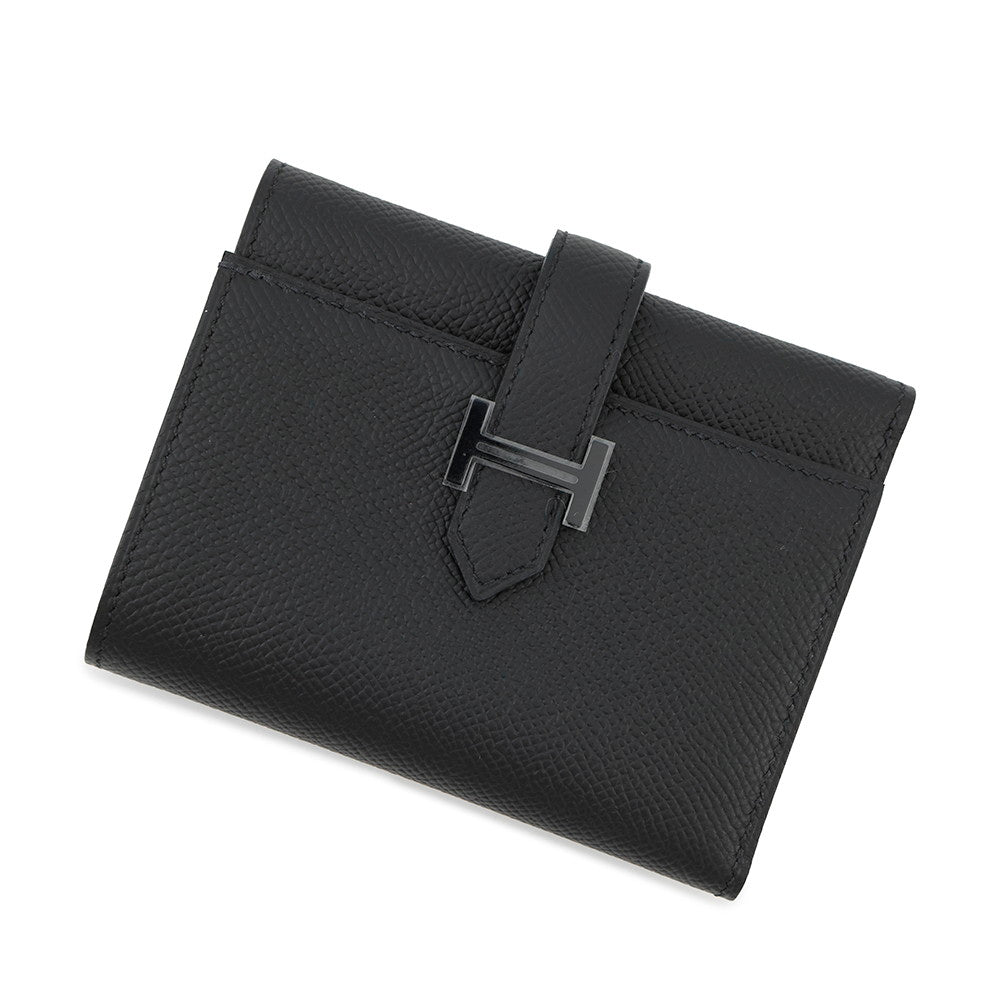 HERMES Bearn combine So Black Epsom