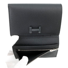 将图像加载到图库查看器中，HERMES ★Bearn Combination So Black Epsom
