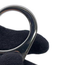 将图像加载到图库查看器中，PRADA Saffiano Leather Triangle Logo Key Ring Black2PP041 Leather
