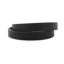 Load image into Gallery viewer, HERMES Double Tour Bracelet Size T2 Black Swift Leather
