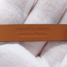 Load image into Gallery viewer, HERMES Double Tour Bracelet Size T2 Black Swift Leather
