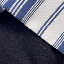 将图像加载到图库查看器中，Dior Mitzah Scarf Navy/White Silk100%
