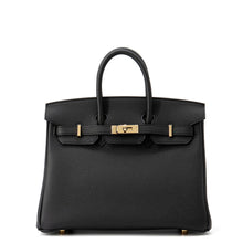 将图像加载到图库查看器中，HERMES Birkin Black Togo Leather Size 25
