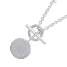 Load image into Gallery viewer, HERMES Necklace Amulette H Exlibris Confetti Sellier SilverH104143B 00 SV925
