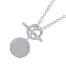 Load image into Gallery viewer, HERMES Necklace Amulette H Exlibris Confetti Sellier SilverH104143B 00 SV925
