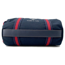 将图像加载到图库查看器中，GUCCI Printed Canvas Small Duffle Bag Dark Blue816865 Canvas
