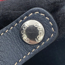 将图像加载到图库查看器中，GUCCI Printed Canvas Small Duffle Bag Dark Blue816865 Canvas
