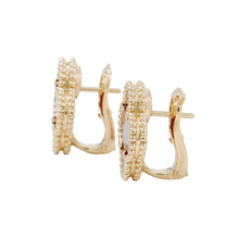 Load image into Gallery viewer, Van Cleef &amp; Arpels Vintage Alhambra Earring Size vintageVCARD40400 18K Yellow Gold
