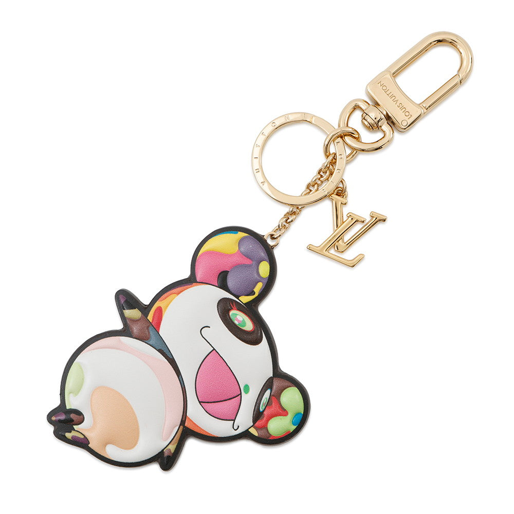 LOUIS VUITTON LV × TM Keychain Super Flat MulticolorM02467 Metal CowhideLeather