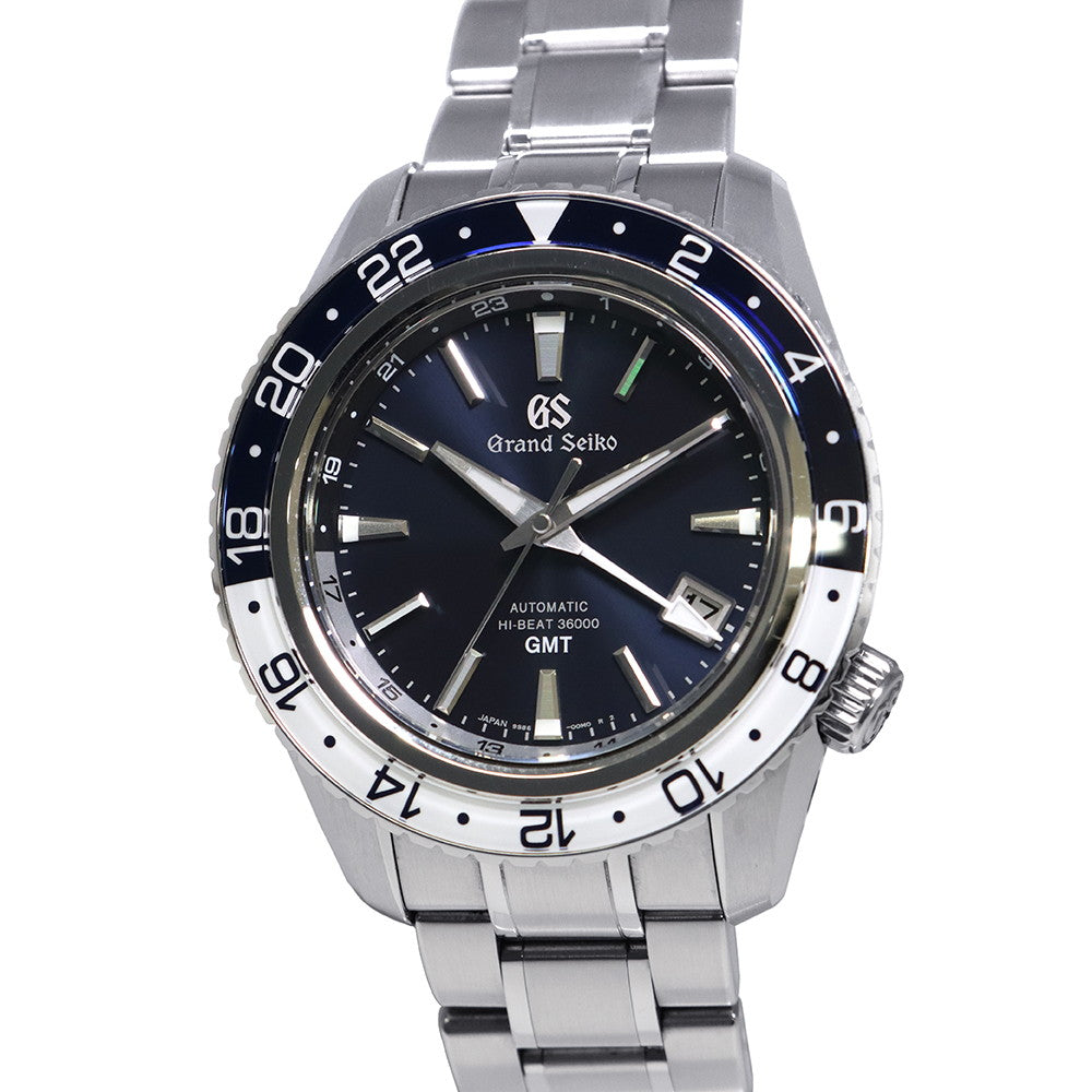 SEIKO ★Grand Seiko Mechanical Hi-Beat W44.2mm Stainless Steel Midnight Blue DialSBGJ237