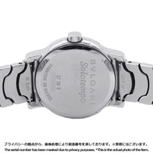 将图像加载到图库查看器中，BVLGARI Solo tempo W29mm Stainless Steel White DialST29WSSD
