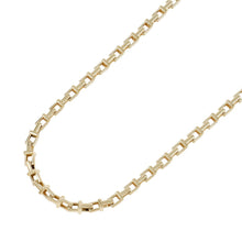 Load image into Gallery viewer, TIFFANY&amp;Co. T Narrow Chain Necklace 18K Yellow Gold
