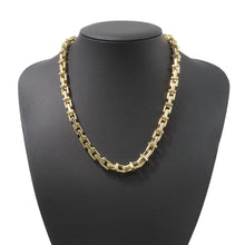 Load image into Gallery viewer, TIFFANY&amp;Co. T Narrow Chain Necklace 18K Yellow Gold
