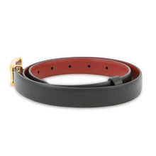 将图像加载到图库查看器中，TOD’S T Timeless Leather Reversible Belt Black/RedXCWTSB30100RBR6077 Leather Size 75
