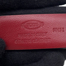 将图像加载到图库查看器中，TOD’S T Timeless Leather Reversible Belt Black/RedXCWTSB30100RBR6077 Leather Size 75
