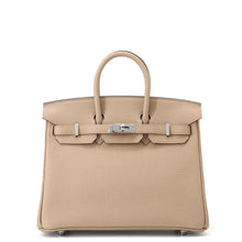 将图像加载到图库查看器中，HERMES Birkin Beige Marfa Togo Leather Size 25
