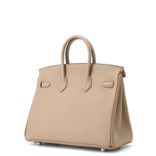 将图像加载到图库查看器中，HERMES Birkin Beige Marfa Togo Leather Size 25
