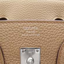 将图像加载到图库查看器中，HERMES Birkin Beige Marfa Togo Leather Size 25
