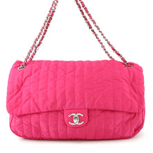 Load image into Gallery viewer, CHANEL ★Mademoiselle ChainShoulder Bag PinkA67080 Nylon Leather
