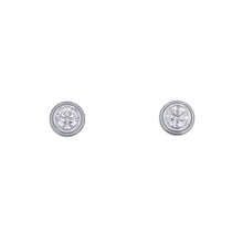 将图像加载到图库查看器中，CARTIER Damour Earring Size MediumB8041400 18K White Gold
