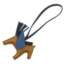 Load image into Gallery viewer, HERMES Rodeo Pegasus Kraft/Blue Tie/Blue Nuit Lambskin Size PM
