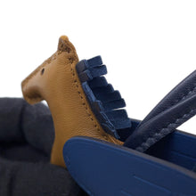 Load image into Gallery viewer, HERMES Rodeo Pegasus Kraft/Blue Tie/Blue Nuit Lambskin Size PM
