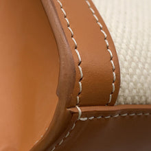 Load image into Gallery viewer, CELINE Vertical Cabas Natural/Tan193302 Canvas Leather Size Mini
