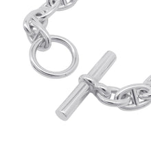 Load image into Gallery viewer, HERMES ★Chaine d&#39;Ancre Bracelet 14 links Size PM SV925
