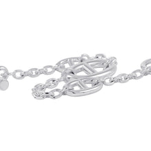 将图像加载到图库查看器中，HERMES Chaine d&#39;Ancre Farandole Bracelet Size SH SV925
