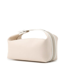 将图像加载到图库查看器中，HERMES Brid a Black Beige Canvas Size PM
