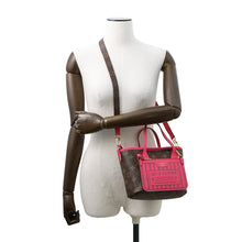 将图像加载到图库查看器中，LOUIS VUITTON Neverfull・Inside Out Rose Buffalo Pondichery LeatherM12106 Monogram Size BB
