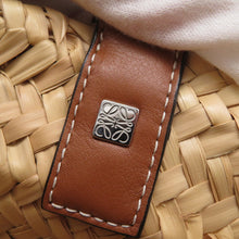 将图像加载到图库查看器中，LOEWE Basket Bag Natural/Tan327.02.S93 Raffia Leather
