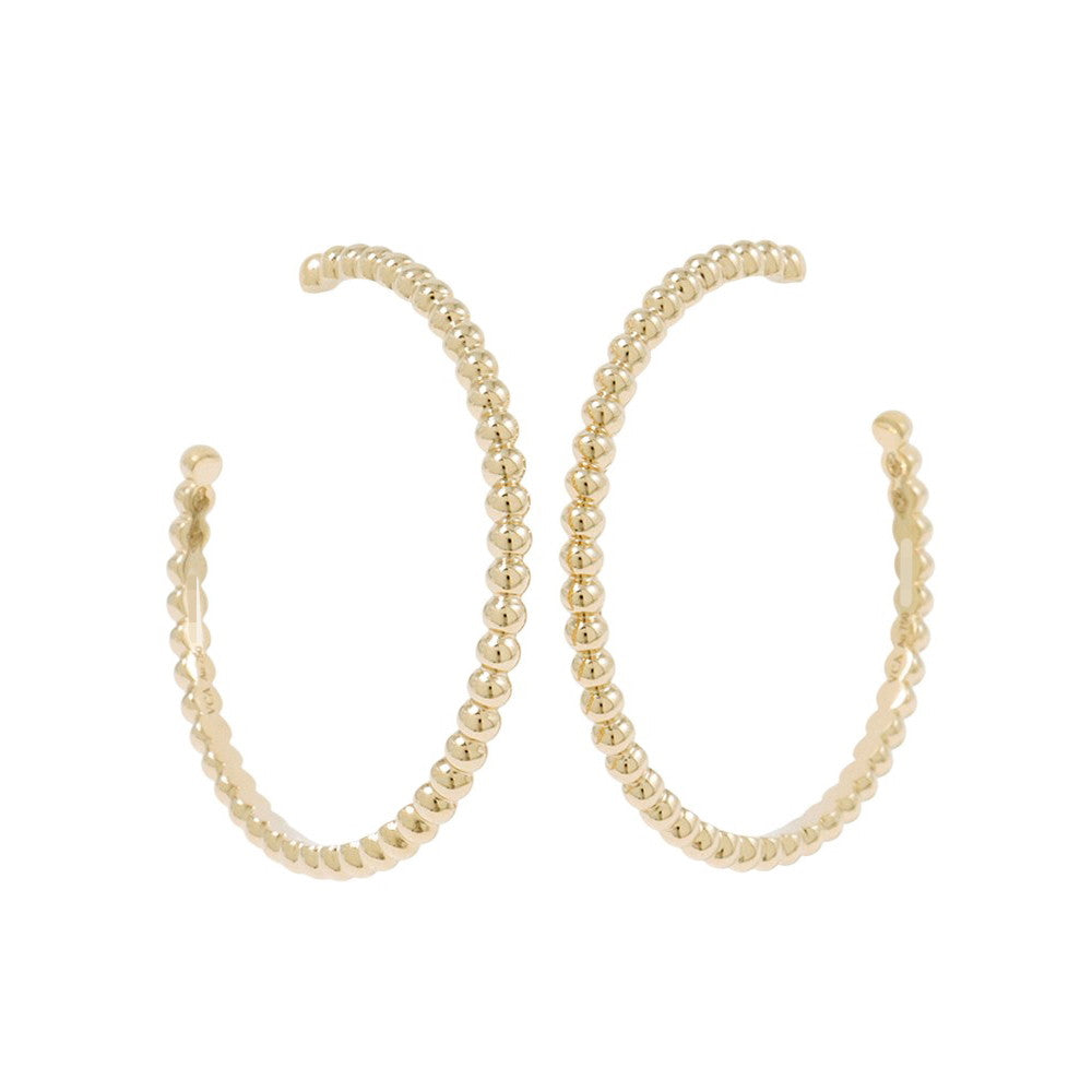 Van Cleef & Arpels Perle GoldPearl hoop earrings Size SmallVCARO3YD00 18K Yellow Gold