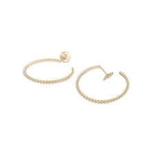 Load image into Gallery viewer, Van Cleef &amp; Arpels Perle GoldPearl hoop earrings Size SmallVCARO3YD00 18K Yellow Gold
