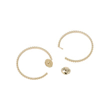 Load image into Gallery viewer, Van Cleef &amp; Arpels Perle GoldPearl hoop earrings Size SmallVCARO3YD00 18K Yellow Gold
