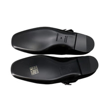 将图像加载到图库查看器中，HERMES Ballet shoes &quot;Jane&quot; BlackH252113Z Velour Fabric Satin Size 38
