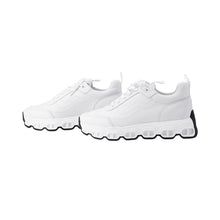 Load image into Gallery viewer, HERMES Sneakers &quot;Impulse&quot; WhiteH252014Z Technical Fabric Leather Size 38.5
